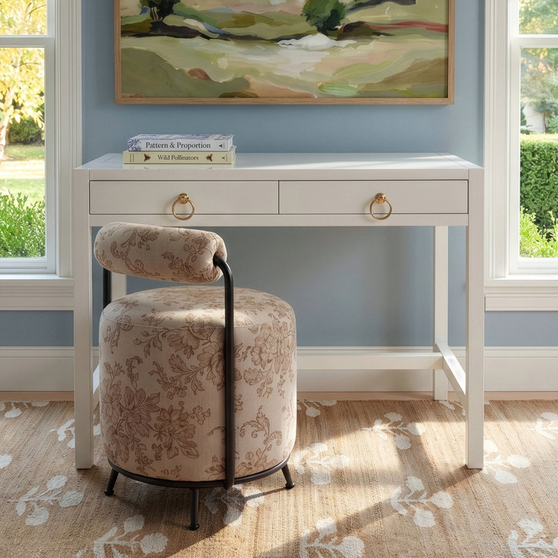 Amber Lewis x Four Hands Gwendolyn Accent Stool | Birch Lane